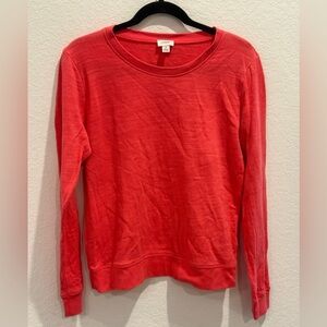 J. Crew Vibrant Red Sweatshirt